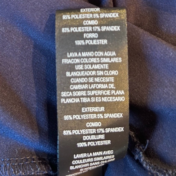 Jessica Howard Plus Size Navy Dress - Picture 9 of 9